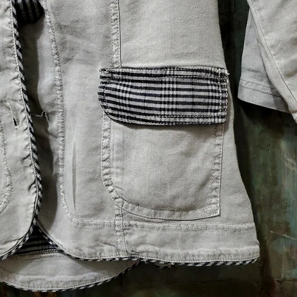 XCVI 3/4 Sleeve Linen Blend Jacket, Size XSmall, NWT - Picture 5 of 12